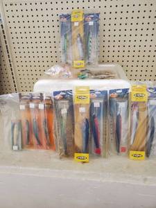 lot 177 image: Storm Rapala Bomber Manns plus 10 qt cooler