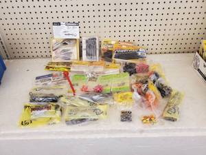 lot 185 image: Soft plastics - crappie rigs and jigs