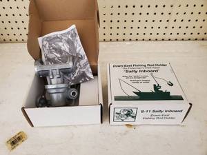 lot 209 image: Lot of 2 Down-east S-11 Inboard Mounting Salty Series Rod Holder 2503