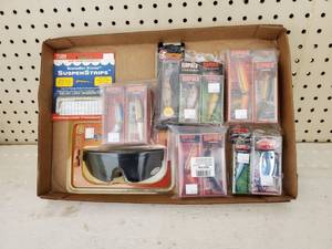 lot 214 image: Rapala lure lot with polarized sunglasses