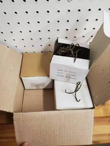 lot 216 image: Gross of 70 treble hooks 4 cases 36ct. each