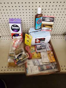 lot 225 image: Pan fish starter kit tackle box filler