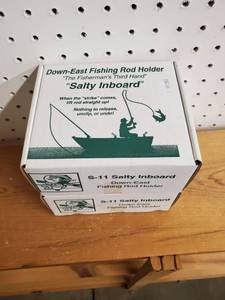 lot 284 image: (2)Down-east S-11 Inboard Mounting Salty Series Rod Holder 2503