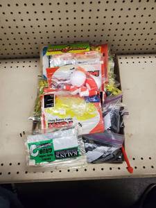 lot 318 image: Huge pile of soft bait and more
