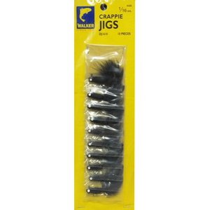 lot 346 image: 3 full cases plus extra Plastilite Crappie Jig 116Oz Blk 10Cd