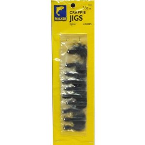 lot 348 image: 3 cases PLUS Plastilite Plas Crappie Jig 132Oz Blk 10Cd - DJ3210BK