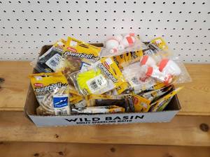 lot 378 image: assortment Berkley Powerbait 3 Power Grub 15 Count Package Nip