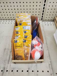 lot 416 image: swivels and safety snaps sizes 1-7