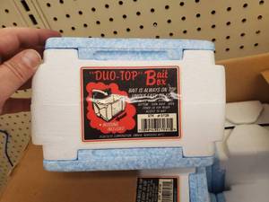lot 489 image: 23 Plastilite Duo-Top Bait Box