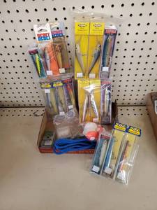 lot 502 image: Rapala -Storm -Rebel - Weights and Split Rings