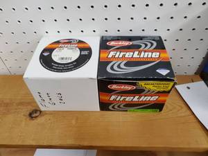 lot 678 image: 20 and 30lb Berkley FireLine Flame green