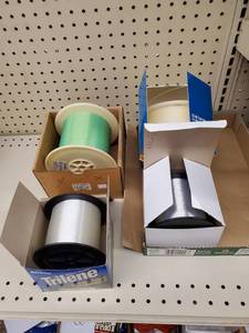 lot 696 image: 8, 10, 12, and 30 lb various line