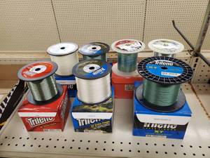 lot 698 image: 6-20 lb various line spools
