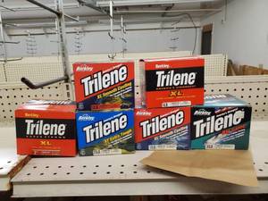 lot 699 image: 2-30 lb Trilene line partial spools