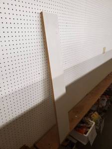 lot 36 image: (16) 7 34 inch wide by 46 length particle boards