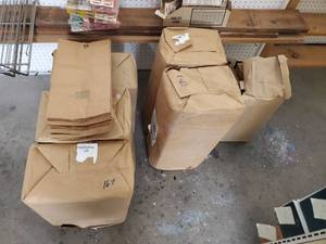 lot 54 image: brown paper sacks