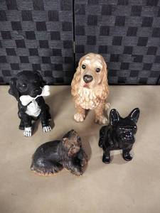 lot 8000 image: Lot of Dog Statues