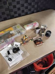 lot 8028 image: Fishing Reels, Lures and More