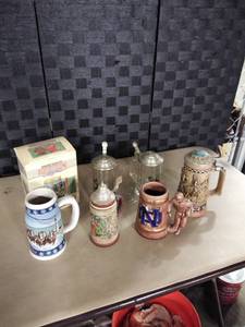 lot 8037 image: Lot of Beer Steins