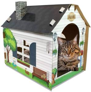 lot 8044 image: Roll over image to zoom in ASPCA ACC Cat House & Scratcher