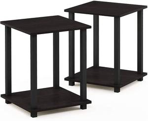 lot 8043 image: Furinno Simplistic End Table, EspressoBlack