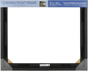 lot 8053 image: MCS 16x20 Inch Mount Finished Canvases, Black Frame, 16 x 20 Inch,