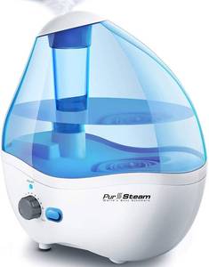 lot 8081 image: Cool Mist Humidifier, 11 Variable Mist Control Settings, Nightlight, Superior Ultrasonic 2.2 Liter Whisper-Quiet Operation, Ideal for Baby Rooms, Auto Shut-Off, 20 hours Operating Time