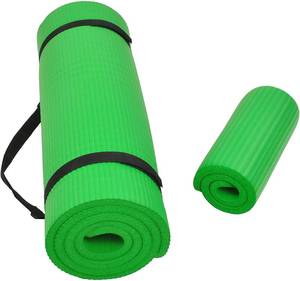 lot 8074 image: BalanceFrom GoYoga All-Purpose 12-Inch Extra Thick High Density Anti-Tear Exercise Yoga Mat