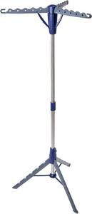 lot 8072 image: Honey-Can-Do Tripod Clothes Drying Rack, Blue