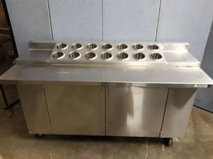 lot 1260 image: Stainless Steel utensil holder