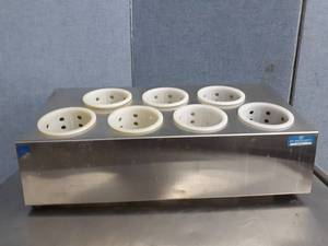 lot 1264 image: 22 inch stainless utensil holder