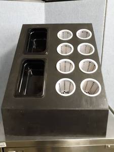 lot 1265 image: large Counter Condiment Utensil Holder