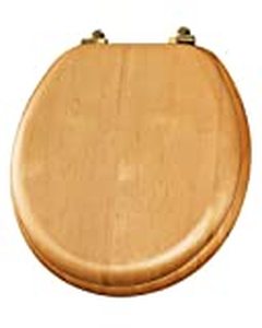 lot 1949 image: Bemis Wood Finish Round Toilet Seat