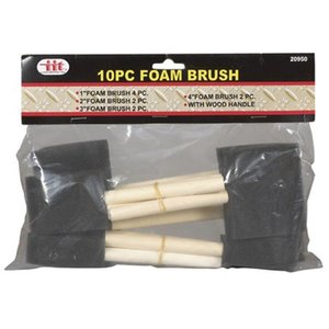 lot 1967 image: JMK Paint Brush Foam 10 pk - Case Of 12 Each Pack Qty 10 Total Items Qty 120