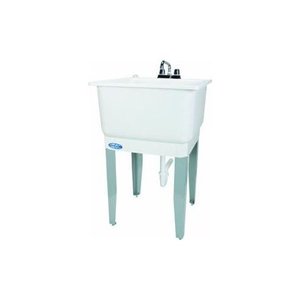 lot 1996 image: E.L. MUSTEE 14CP 23x25WHT Combo Laundry Tub