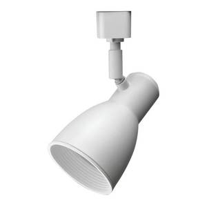 lot 8921 image: Lithonia Lighting LTHSTBF BR20 MW M4 Step Baffle Track Head, Matte White