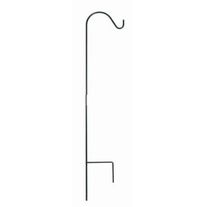 lot 8924 image: Plant Stand Panacea 48 Single Shepherd Hook Black