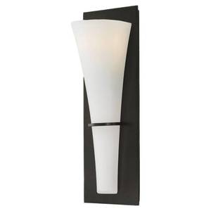 lot 8930 image: Feiss Barrington Sconce - 5.25W in. Oil Rubbed Bronze