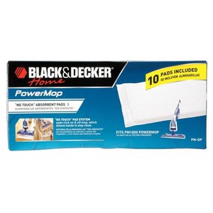 lot 8950 image: Black and Decker PowerMop 11 in. L Fiber Mop Refill 10 pk