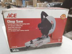lot 8955 image: Ace 14in Chop Saw