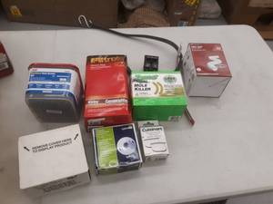 lot 8968 image: Premium Deck Screws, Mole Killer, Vacuum Bags And More