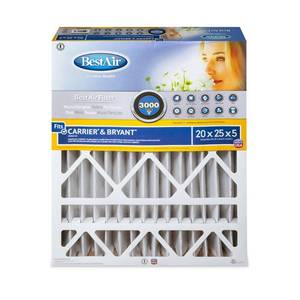lot 8980 image: BestAir Extreme Allergens, Pollen & Dander Air Cleaning Filter for CarrierBryant