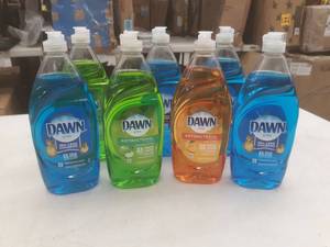 lot 8994 image: (7) Bottles Of Dawn Dish Soap