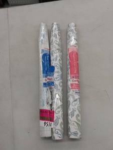 lot 9514 image: 3 Rolls Adhesive Covering
