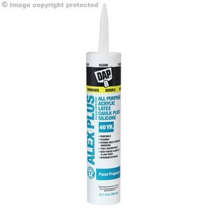 lot 9528 image: ALEX PLUS Latex Caulk, Clear