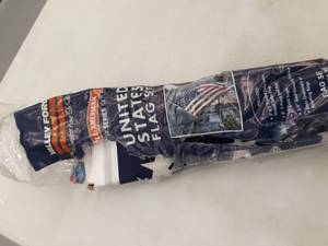 lot 9548 image: usa flag set open