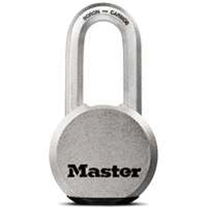 lot 9553 image: Master Lock Magnum M930XKADLH Padlock, 2-12 in W Body, Steel