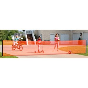lot 480 image: KidKusion Driveway Safety Net, 18 ft, Orange