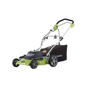 lot 555 image: Greenworks 20-Inch 12 Amp Corded Lawn Mower 25022