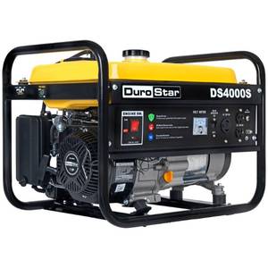 lot 587 image: DuroStar DS4000S 4,000 Watt 7.0 HP OHV 4-Cycle Gas Powered Portable Generator